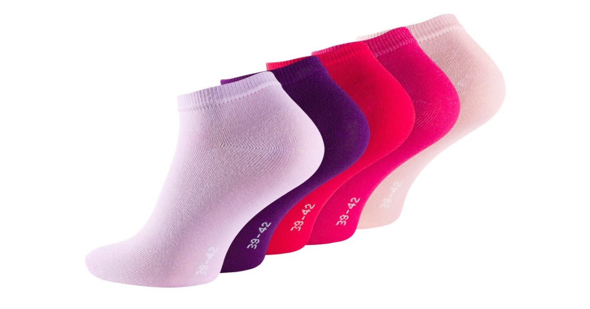 Stopalice Ženske stopalice ESSENTIAL Pink | 5 pari - ZLATEX