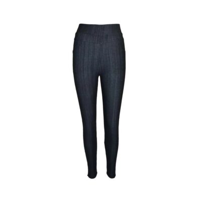 zenske tajice s izgledom jeansa crne zlatex